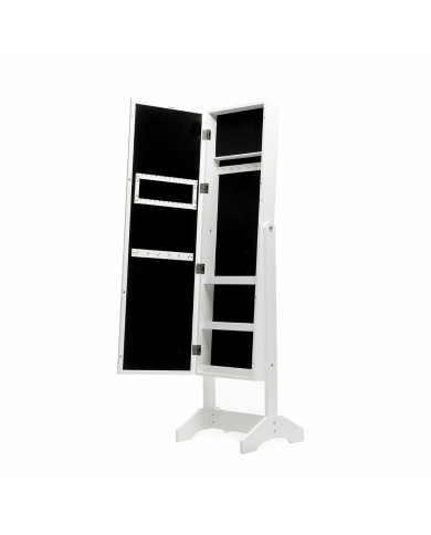 Standing Jewellery Mirror with LED Lights InnovaGoods White Wood Plastic (Refurbished A)