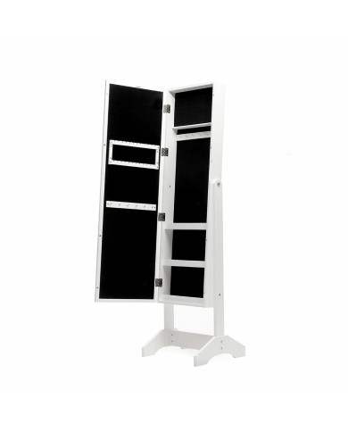 Standing Jewellery Mirror with LED Lights InnovaGoods White Wood Plastic (Refurbished A)