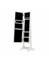 Standing Jewellery Mirror with LED Lights InnovaGoods White Wood Plastic (Refurbished A)