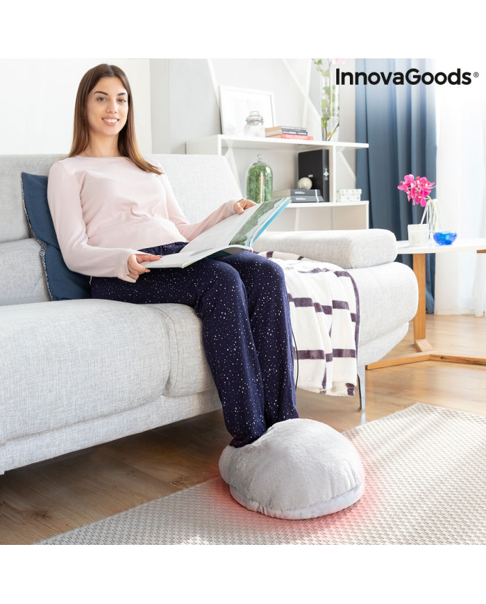 2-in-1 Electric Foot Warmer Elewa InnovaGoods ELEWA Grey (Refurbished B)
