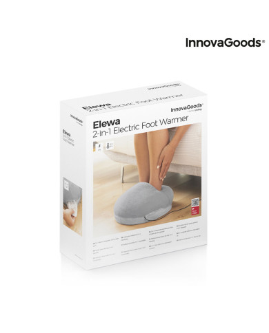 2-in-1 Electric Foot Warmer Elewa InnovaGoods ELEWA Grey (Refurbished B)