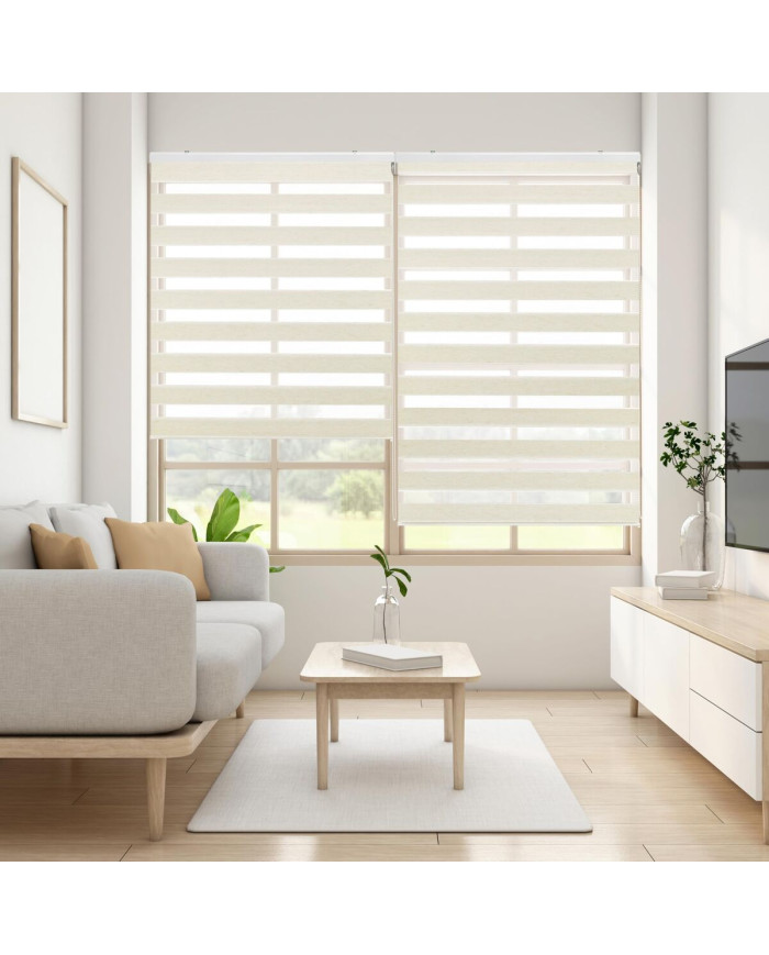 Roller blinds Blindecor Beige Polyester (Refurbished A)