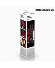 Bottle Wine Set InnovaGoods Black Metal Stainless steel (Refurbished B)
