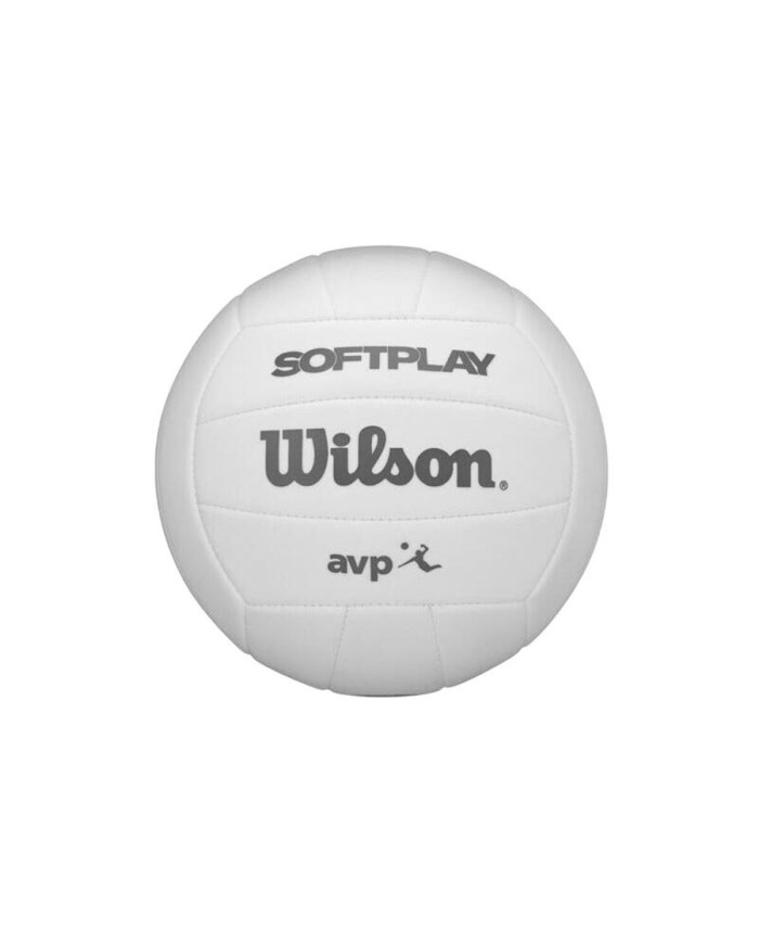 Beach Volleyball Ball Wilson Avp Soft Play Vb White White Leatherette Size 5 (One size)
