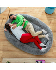 Human Dog Bed XXL InnovaGoods Grey