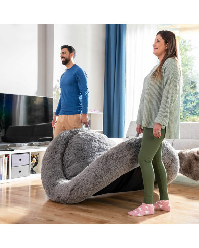 Human Dog Bed XXL InnovaGoods Grey