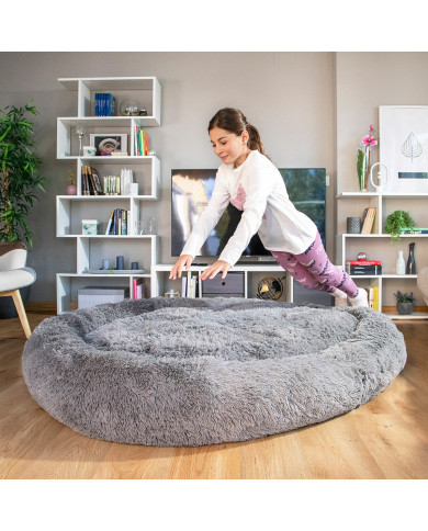 Human Dog Bed XXL InnovaGoods Grey