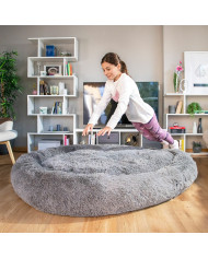 Human Dog Bed XXL InnovaGoods Grey