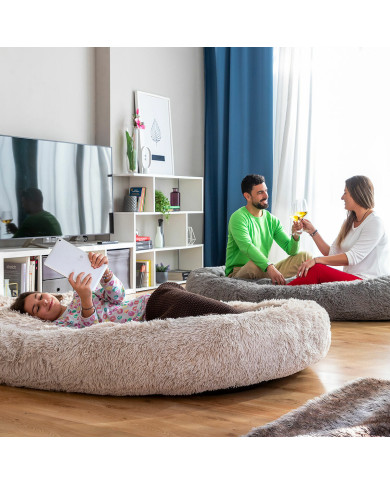 Human Dog Bed XXL InnovaGoods Grey