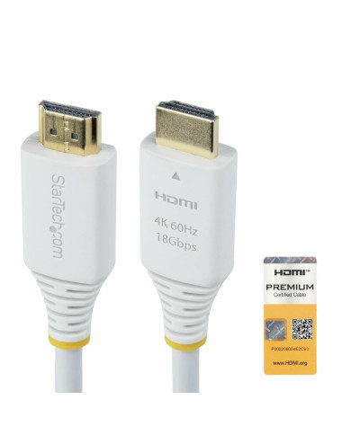 USB Cable Startech HDMI2-CABLE-4K60-10W White 3 m