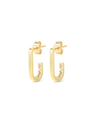 Women's necklace and matching earrings set One Jewels OJSEGT01G Golden