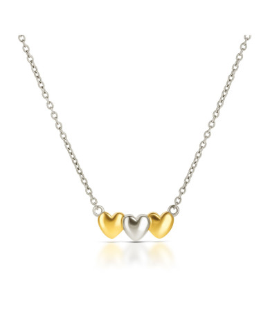 Women's necklace and matching earrings set One Jewels OJSET10SG Multicolour