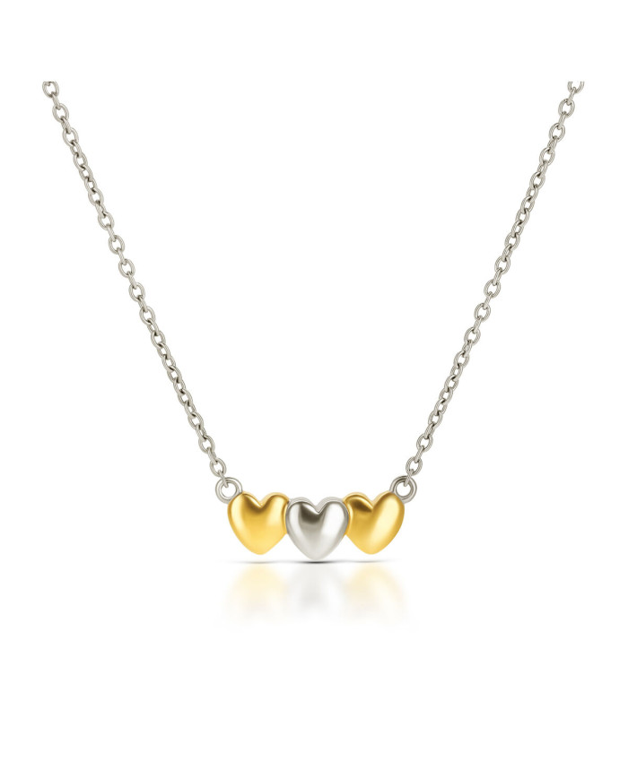 Women's necklace and matching earrings set One Jewels OJSET10SG Multicolour