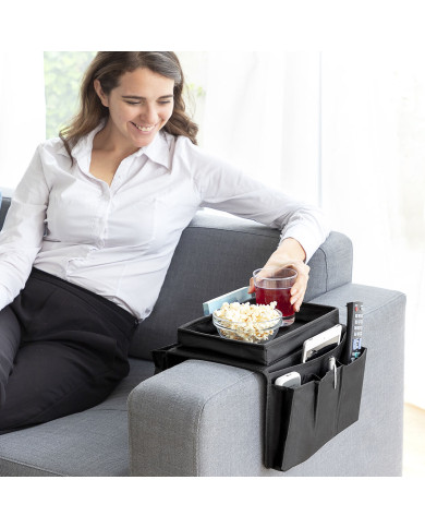 Sofa Tray with Organiser for Remote Controls InnovaGoods