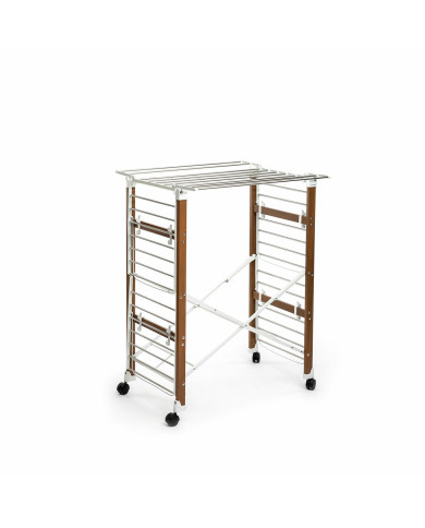 Folding Vertical Clothes Dryer with Wheels Dreeyl InnovaGoods 38 Bars
