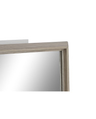 Wall mirror Home ESPRIT White Brown Beige Grey Crystal polystyrene 63,3 x 2,6 x 89,6 cm (4 Units)