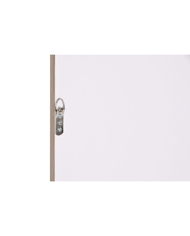 Wall mirror Home ESPRIT White Brown Beige Grey Crystal polystyrene 63,3 x 2,6 x 89,6 cm (4 Units)