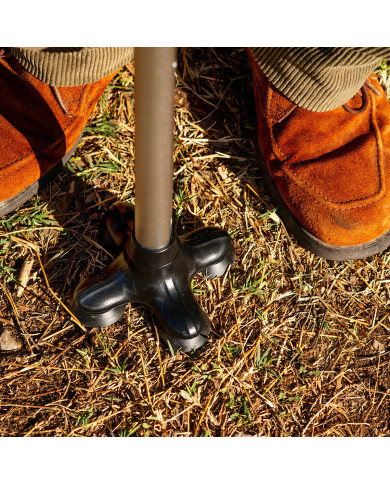 Extendable Walking Stick with LED, Alarm and Grabber Hannde InnovaGoods