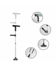 Extendable Walking Stick with LED, Alarm and Grabber Hannde InnovaGoods