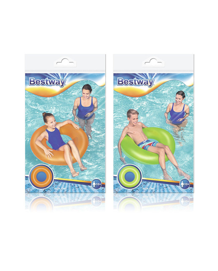 Inflatable Float Bestway Green Ø 91 cm