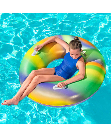 Inflatable Float Bestway Multicolour Rainbow Ø 119 cm