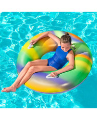 Inflatable Float Bestway Multicolour Rainbow Ø 119 cm