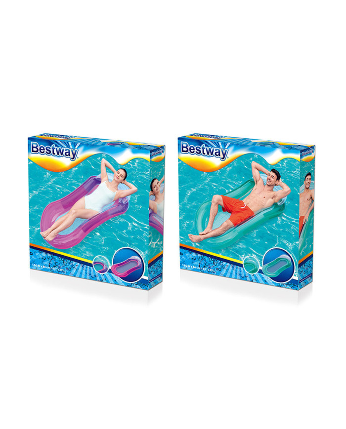 Inflatable Pool Chair Bestway Aqua 160 x 84 cm 74 x 153 x 28 cm