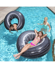 Inflatable Wheel Bestway Black Ø 119 cm