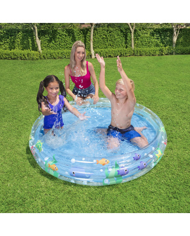 Inflatable Paddling Pool for Children Bestway Navy 152 x 30 cm