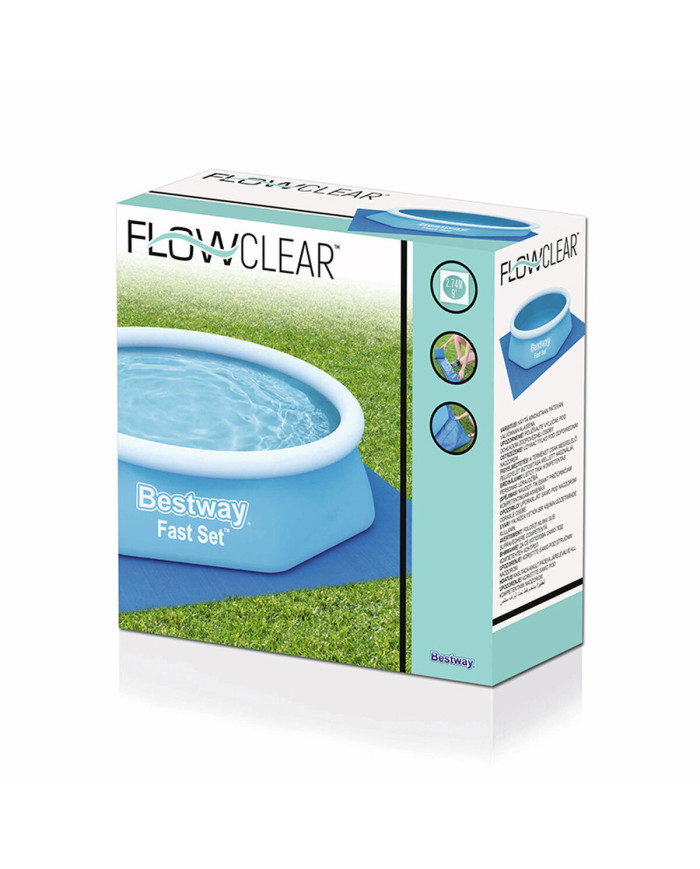 Protective flooring for removable swimming pools Shine Inline 274 x 274 cm