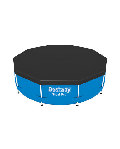 Swimming Pool Cover Bestway Black Ø 305 cm (1 Unit)
