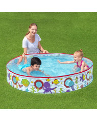 Inflatable Paddling Pool for Children Bestway Fish 152 x 25 cm