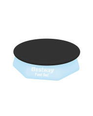 Swimming Pool Cover Bestway Black Ø 244 cm (1 Unit)