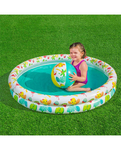 Inflatable Paddling Pool for Children Bestway 122 x 20 cm