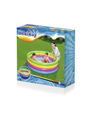Inflatable Paddling Pool for Children Shine Inline Rainbow 157 x 46 cm