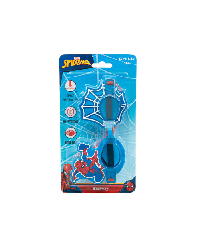 Children's Swimming Goggles Bestway Blue Spiderman (1 Unit)
