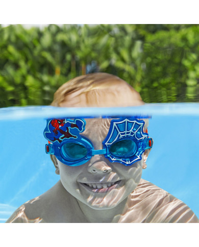 Children's Swimming Goggles Bestway Blue Spiderman (1 Unit)