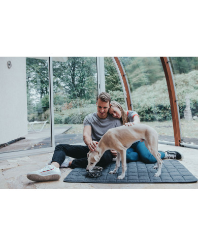 Dog Feeder Hunter Silicone Stainless steel 1,05 L
