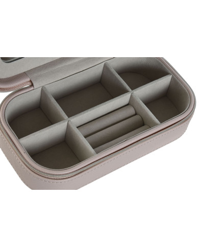 Jewelry box Home ESPRIT Light Pink 18,5 x 10 x 5 cm
