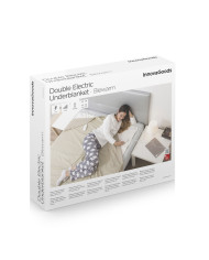 Double Electric Underblanket Blewarm InnovaGoods 60+60 W 140 x 160 cm White
