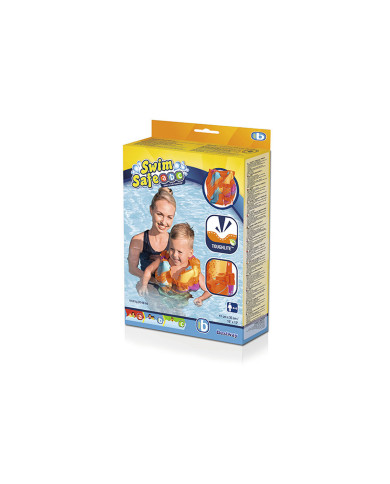 Bestway Inflatable Vest Baby Safety 41x30 cm 3-6 Years Beach Pool 32272