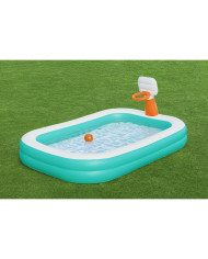 Bestway Inflatable Kids Pool Basketball Game 251x168x102 cm +3 Years Garden 54445