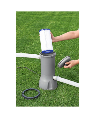 Bestway Type III Cartridge Filter Pool Pump 58012 Retractable