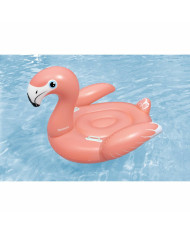 Bestway Inflatable Flamingo with Handles 168x120 cm +3 Years Beach Pool 41526