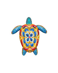 Bestway Inflatable Turtle 183x173 cm with Handles +3 Years Beach Pool 41523