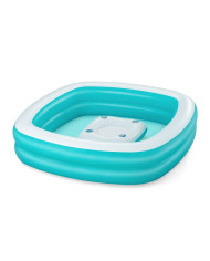 Bestway Inflatable Kids Pool 2 Chambers Family Floating Table 218x218x48 cm +6 Years