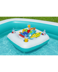Bestway Inflatable Kids Pool 2 Chambers Family Floating Table 218x218x48 cm +6 Years