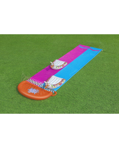 Bestway Sliding Track with Inflatable Double Llama Animals 488x138 cm +3 Years Garden 52320