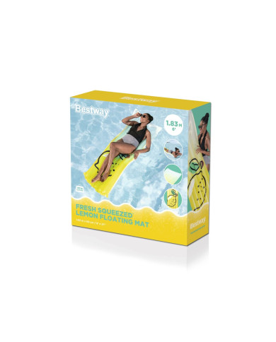Bestway Inflatable Mattress Lemon 183x69 cm Beach & Pool 44122