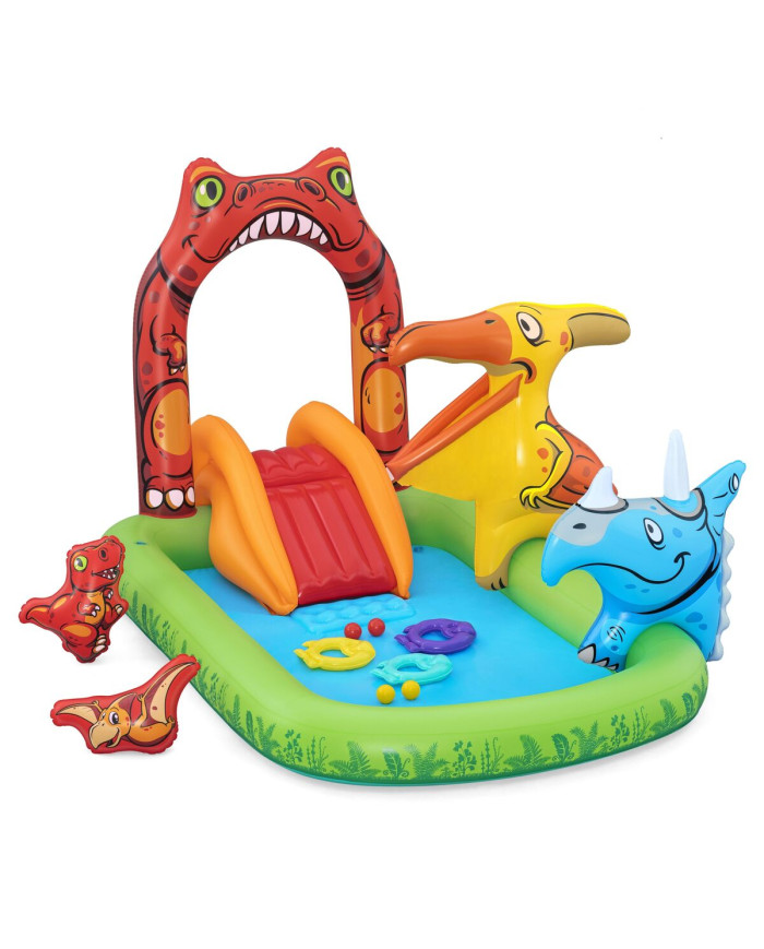 Bestway Inflatable Pool Dinosaur Play Park 241x140x137 cm 3-6 Years Garden 53160